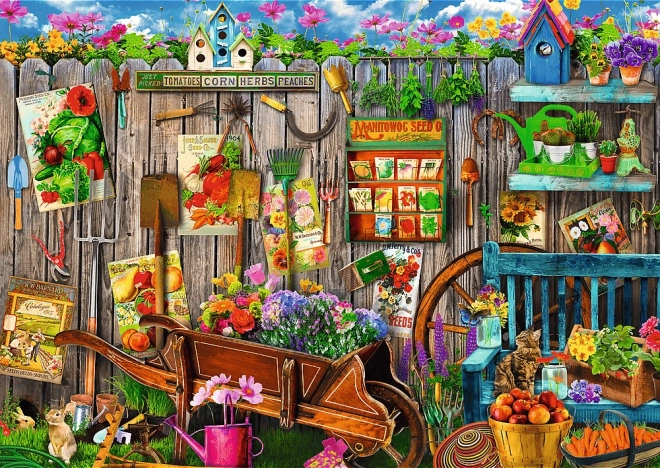 TREFL puzzle Vrtlarenje dvostruko pakiranje 500 dijelova