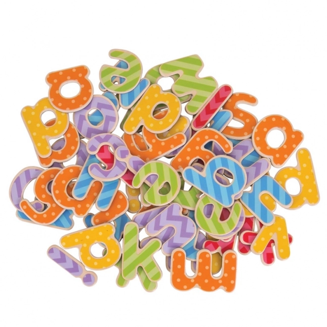 Bigjigs Toys Magnetna šarena abeceda (mala slova)