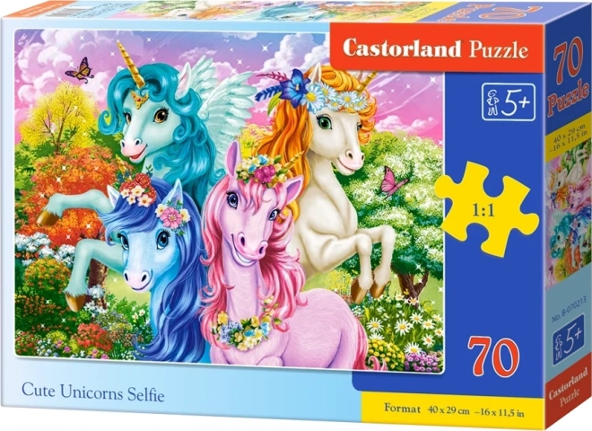 Puzzle Jednorozi 70 dijelova