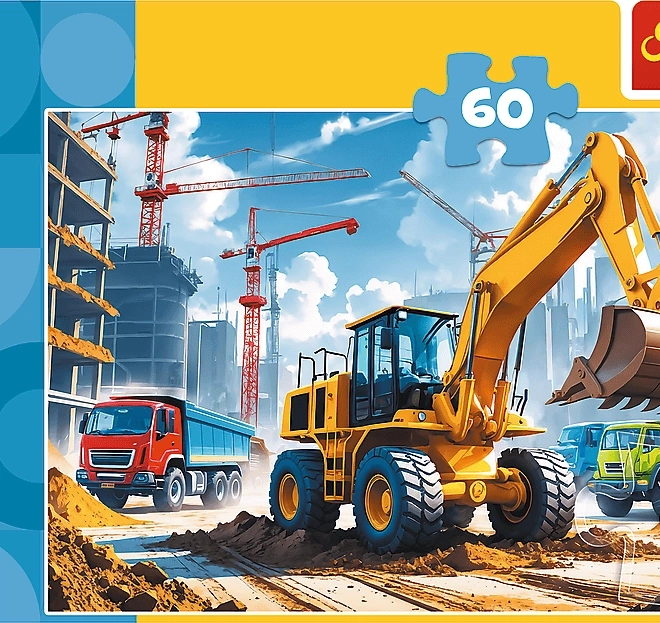 Slagalica Traktor s utovarivačem 60 komada