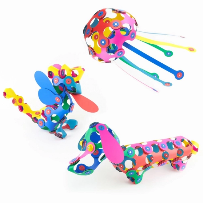 Magnetne kocke Clixo Super Rainbow, 60 komada