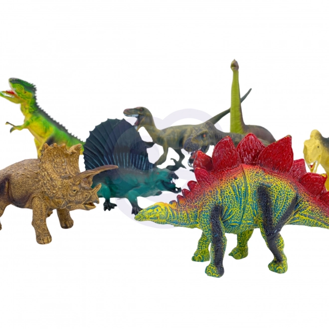Set figura dinosaura s igrališnim podlogom i kovčegom