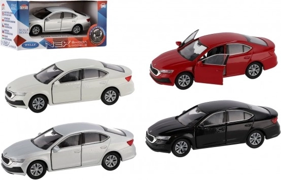 metalni model automobila Škoda Favorit 1:34 crveni Welly