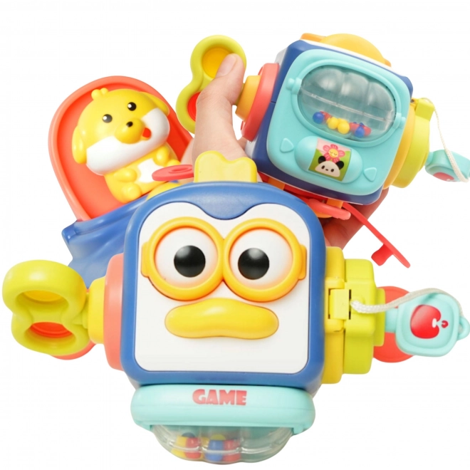 WOOPIE Pingvin Montessori Senzorna Kocka 6u1