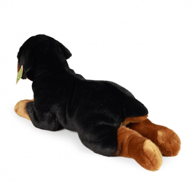 Plišani pas Rottweiler ležeći 39 cm ekološki