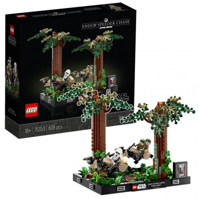 LEGO® Star Wars™ 75353 Jurnjava speederima na Endoru™ – diorama