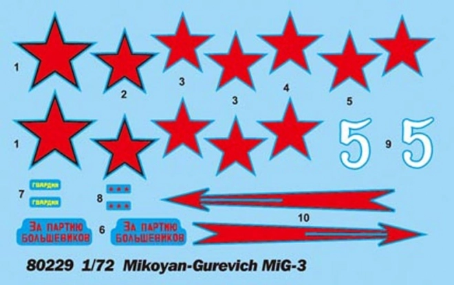 Plastični model MiG-3