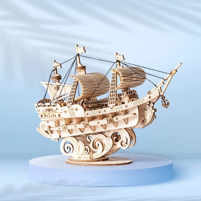 Jedrilica - 3D drvena maketa