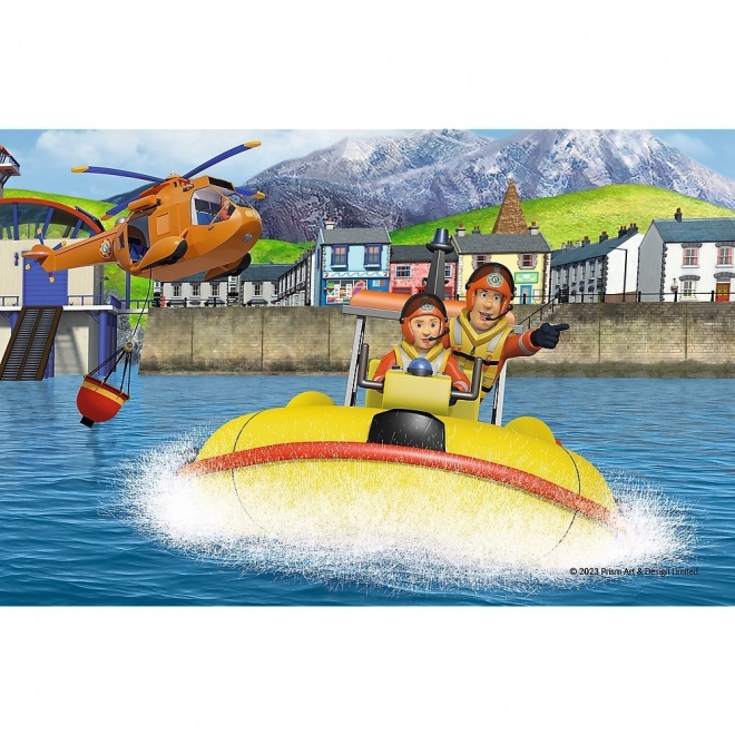 Puzzle Vatrogasac Sam Na vodi