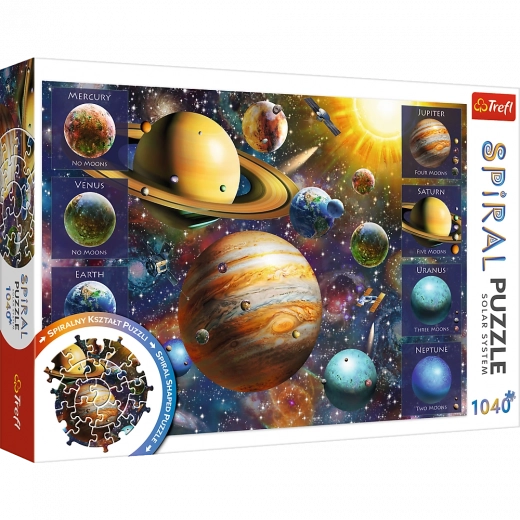 spiralna slagalica sunčev sustav 1040 dijelova