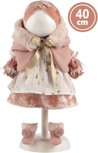 Odjeća za lutku 40 cm – elegantni ružičasti set Llorens Lucia