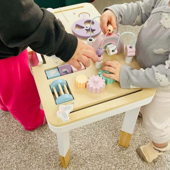 Interaktivni Montessori stol Lulilo ružičasti