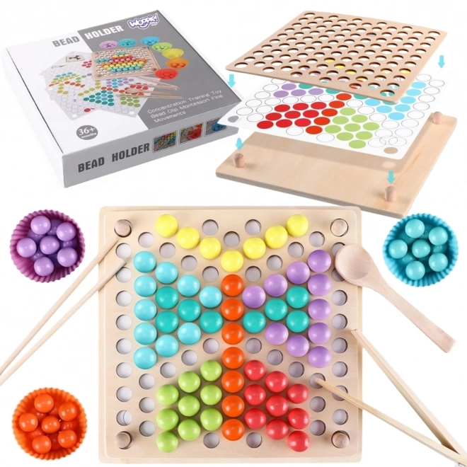 Woopie šarene kugle Montessori mozaik i sortir