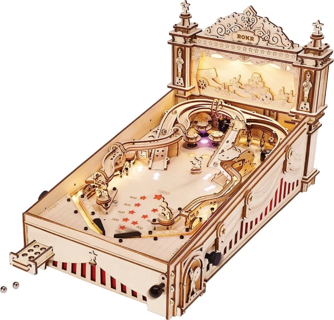 Drvena slagalica Pinball Machine