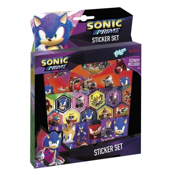 Sonic poklon kutija sa naljepnicama u kutiji 18x24,5x1cm