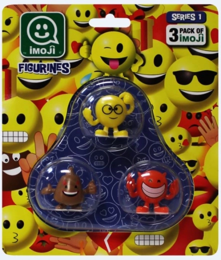 Imoji set od 3 figurice – mix emotikona