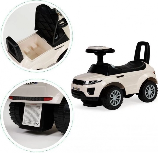 ECOTOYS Gurajući Auto s melodijama bijelo