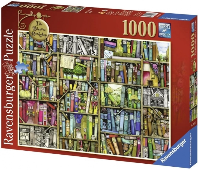 Ravensburger puzzle bizarna knjižnica 1000 dijelova