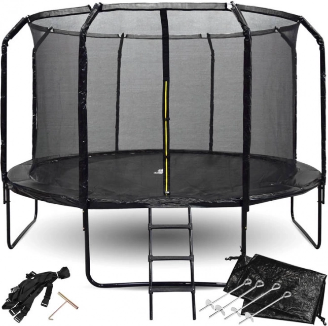 Vrtni trampolin SKYFLYER 366 cm s zaštitnom mrežom i ljestvama