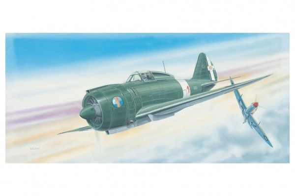 Model Reggiane RE 2000 Falco 1:48 16,1x22cm u kutiji 31x13,5x3,5cm