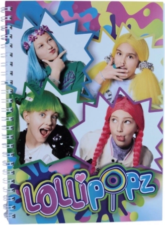 bilježnica A5 Lollipopz s spiralnim uvezom