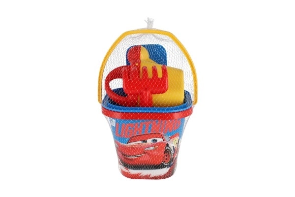 Set za pijesak Automobili plastika 5 komada 26x18cm u mrežici 12m+ Wader