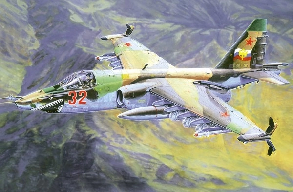 Model zrakoplova Suhoj Su-25K