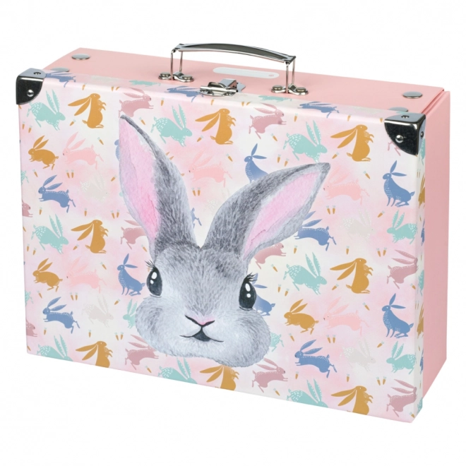 BAAGL Sklopivi školski kovčeg Bunny s okovom