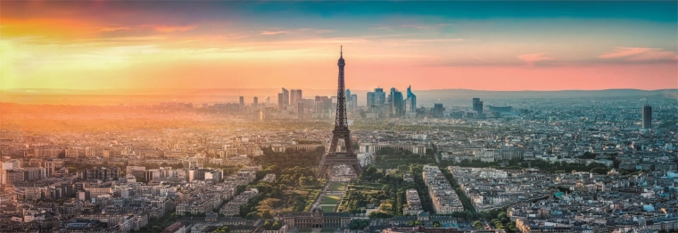 slagalica 1000 dijelova compact panorama Pariz