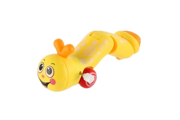 Namotani crvić koji puže, plastika 13cm, 6 boja, 12 komada u kutiji