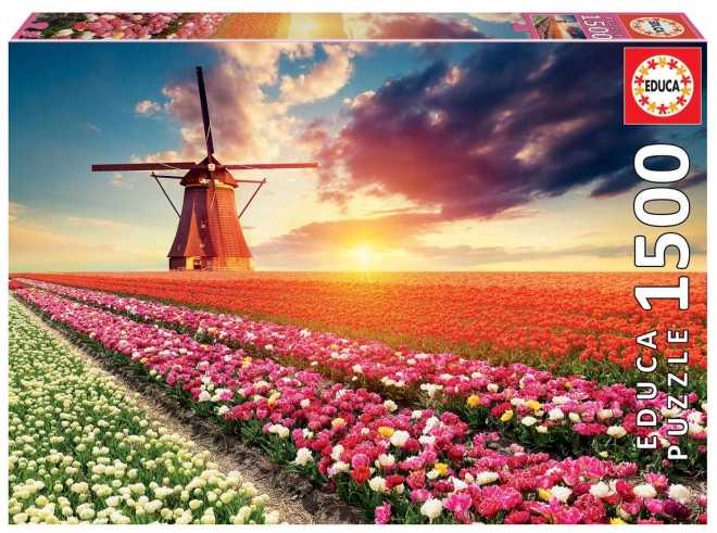 Puzzle Zemlja tulipana 1500 dijelova od EDUCA
