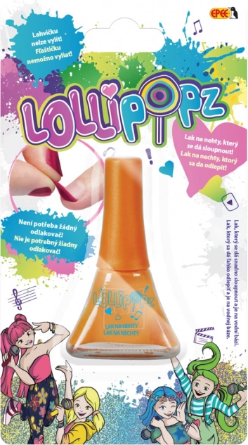 Dječji lak za nokte LOLLIPOPZ – narančasti