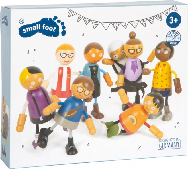 Small Foot fleksibilne lutke obitelj s djetetom