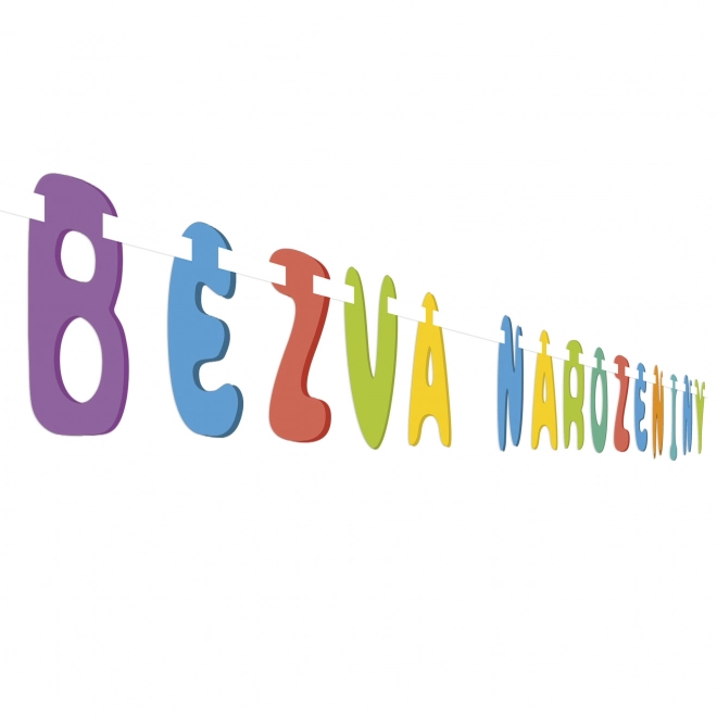 Papirnata girlanda Bezva Rođendan