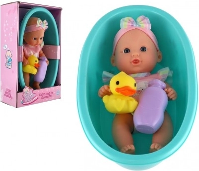 Bebina lutka za kadicu s dodacima 26 cm