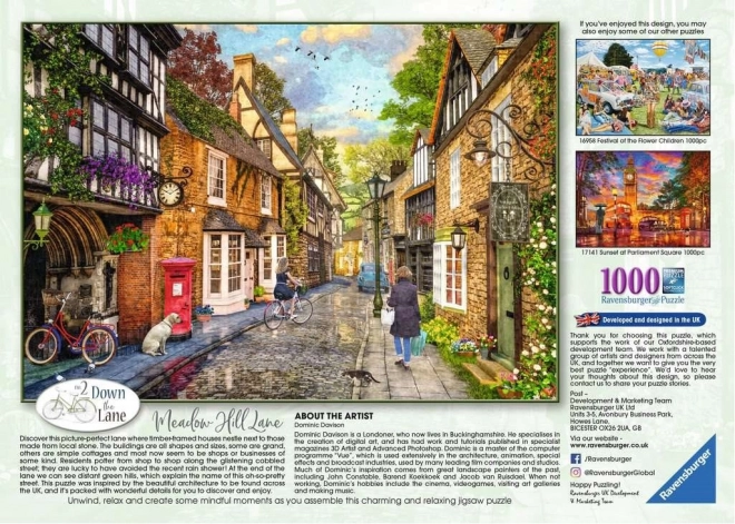 Puzzle 1000 dijelova Meadow Hill Lane