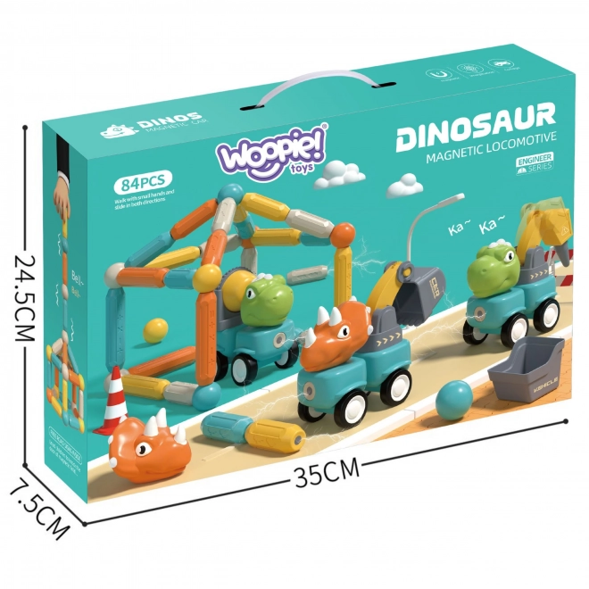 Woopie magnetski blokovi dinosauri građevinski set