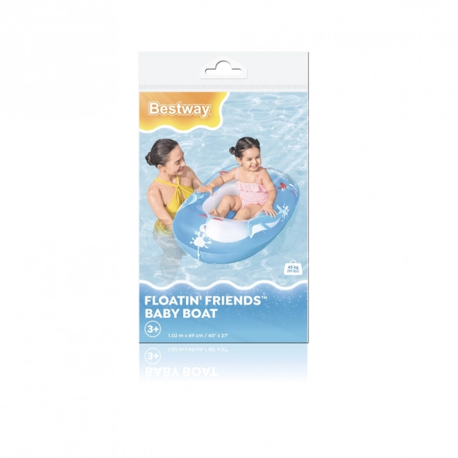 Ponton Plavi Dupin 102x69 cm BESTWAY