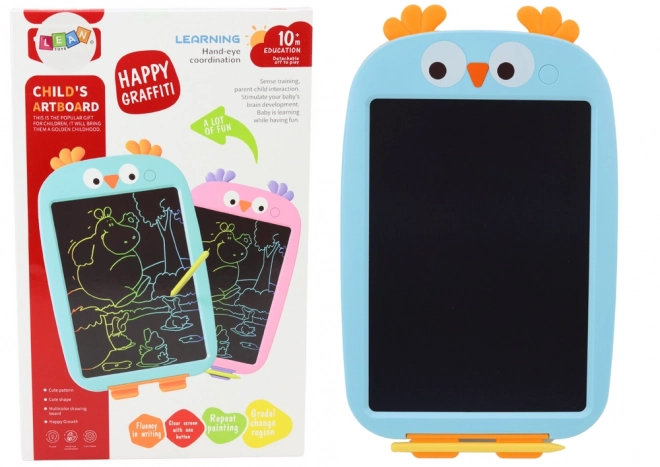 Tablet za crtanje s motivom ptice, plavi