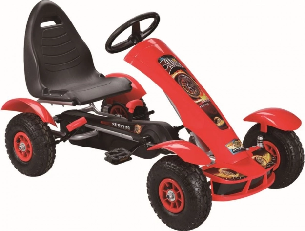 Go-kart na pedale crveni