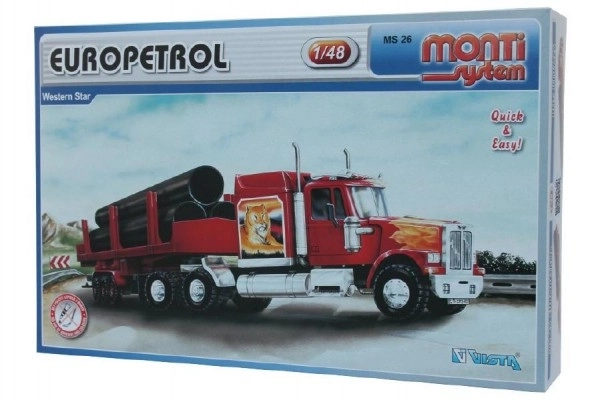 Komplet Monti Sistem MS 26 Europetrol Western zvijezda 1:48 u kutiji 32x20,5x7,5cm