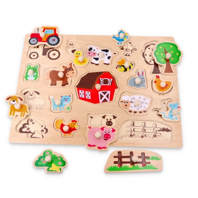 Velike drvene puzzle Na selu