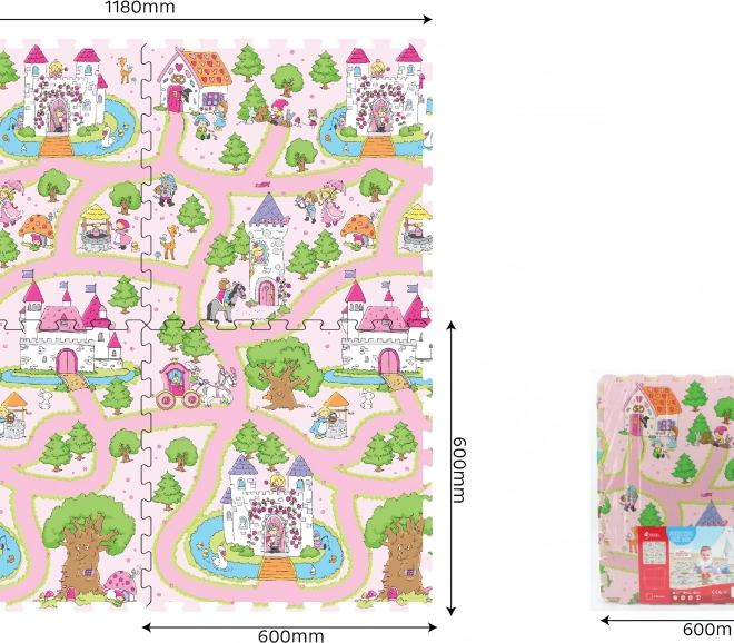 Mekani blokovi princeza 60 x 60 cm 4 kom
