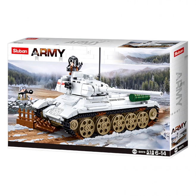 Sluban Bitka za Budimpeštu M38-B0978 Bijeli tenk T-34/85