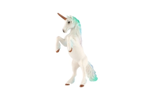 Jednorog bijelo-plavi zooted plast 18cm u vrećici