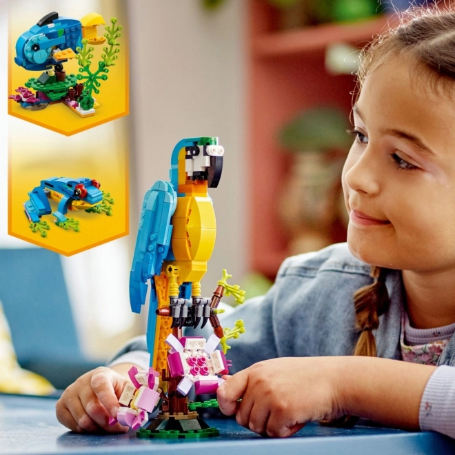 LEGO Creator 3u1 31136 Egzotična papiga