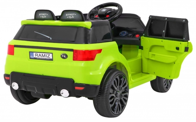 Električni autić Land Rapid Racer zeleni