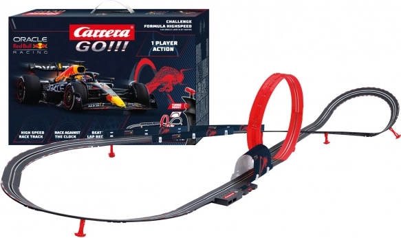 Autostaza Carrera GO Challenger F1 s bolidom Red Bulla