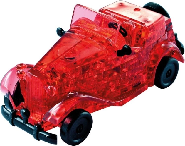 3D kristalna slagalica oldtimer, crvena, 53 dijelova – HCM KINZEL
