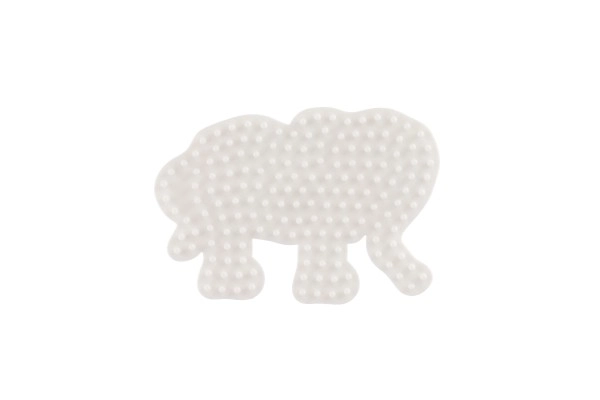 Podložak za peglačke perle Hama MIDI slon, pingvin, pas plastika 3 komada na karti 12x18x3cm